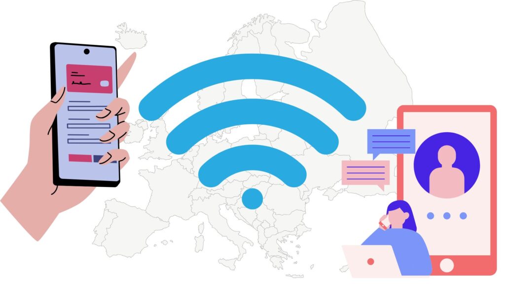 Roaming internet in Europa