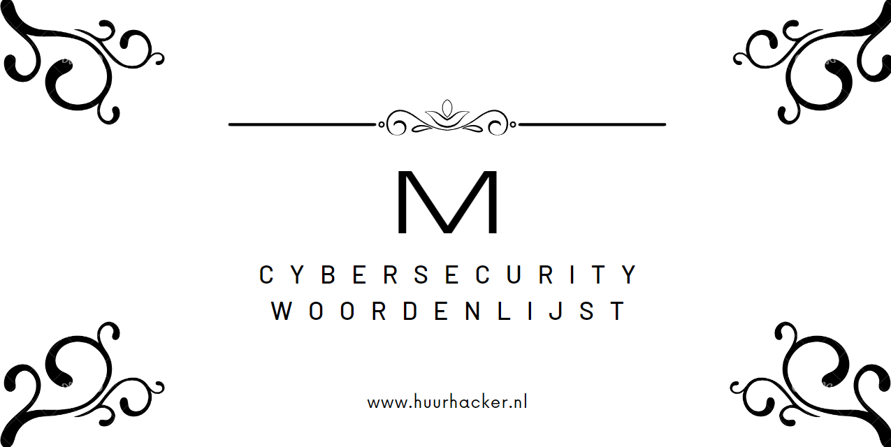 Cybersecurity woordenlijst – Termen die beginnen met M