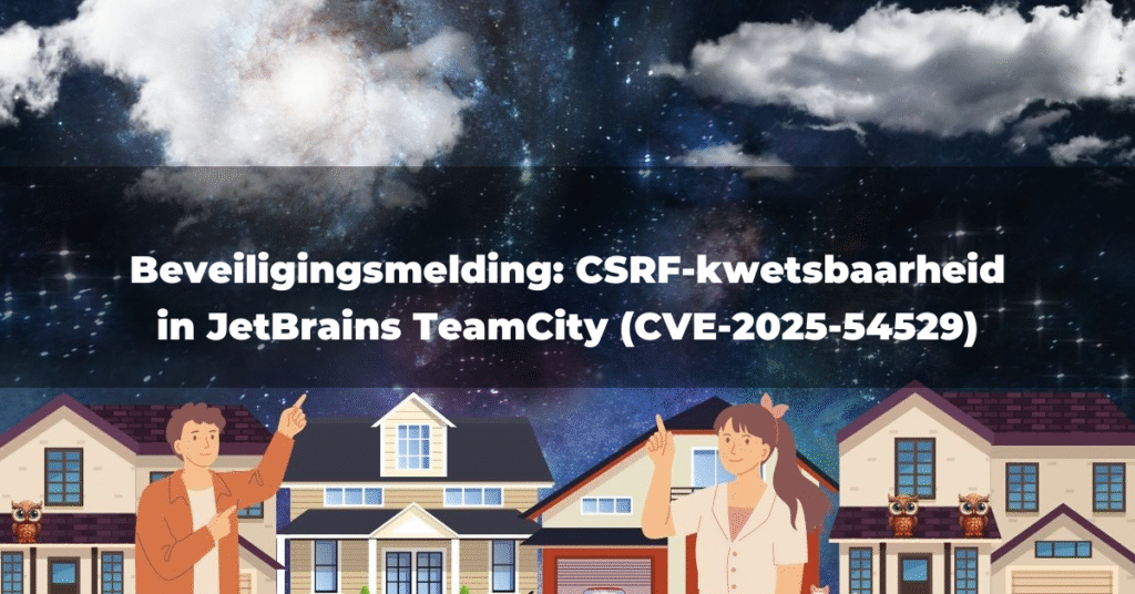 Beveiligingsmelding: CSRF-kwetsbaarheid in JetBrains TeamCity (CVE-2025-54529)