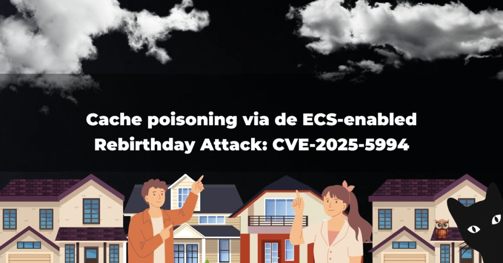 Cache poisoning via de ECS-enabled Rebirthday Attack: CVE-2025-5994