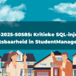 CVE-2025-50585: Kritieke SQL-injectie kwetsbaarheid in StudentManage v1.0