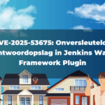 CVE-2025-53675: Onversleutelde wachtwoordopslag in Jenkins Warrior Framework Plugin
