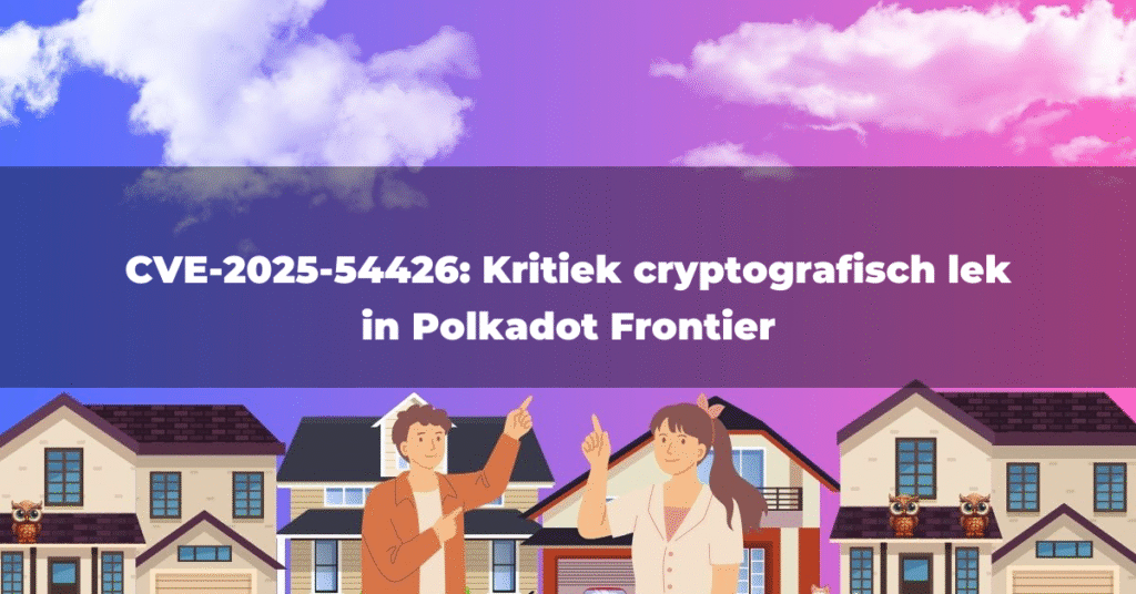 CVE-2025-54426: Kritiek cryptografisch lek in Polkadot Frontier