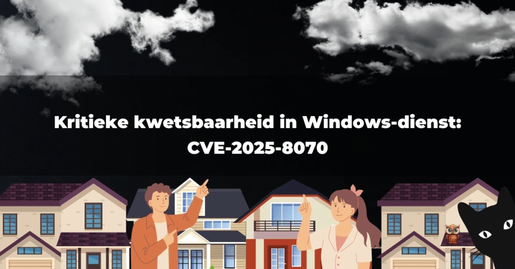 Kritieke kwetsbaarheid in Windows-dienst: CVE-2025-8070