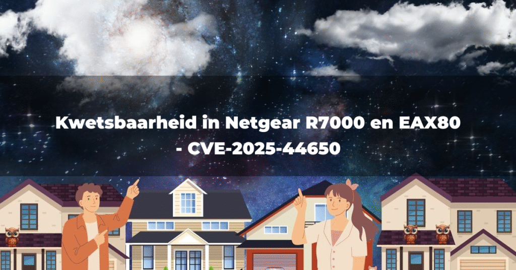 Kwetsbaarheid in Netgear R7000 en EAX80 – CVE-2025-44650
