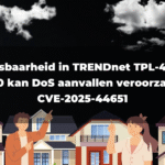 Kwetsbaarheid in TRENDnet TPL-430AP FW1.0 kan DoS aanvallen veroorzaken – CVE-2025-44651