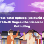 WordPress Total Upkeep (BoldGrid Backup) Plugin < 1.14.10 Ongeauthenticeerde Backup Onthulling