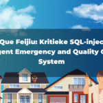 Bian Que Feijiu: Kritieke SQL-injectie in Intelligent Emergency and Quality Control System