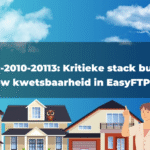 CVE-2010-20113: Kritieke stack buffer overflow kwetsbaarheid in EasyFTP Server