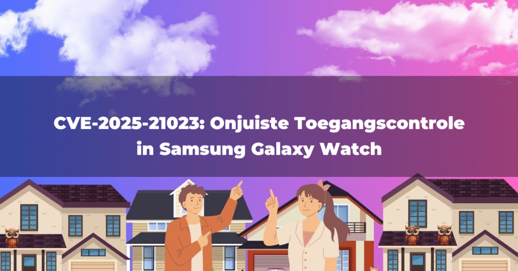 CVE-2025-21023: Onjuiste Toegangscontrole in Samsung Galaxy Watch