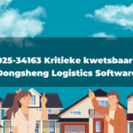 CVE-2025-34163 Kritieke kwetsbaarheid in Dongsheng Logistics Software