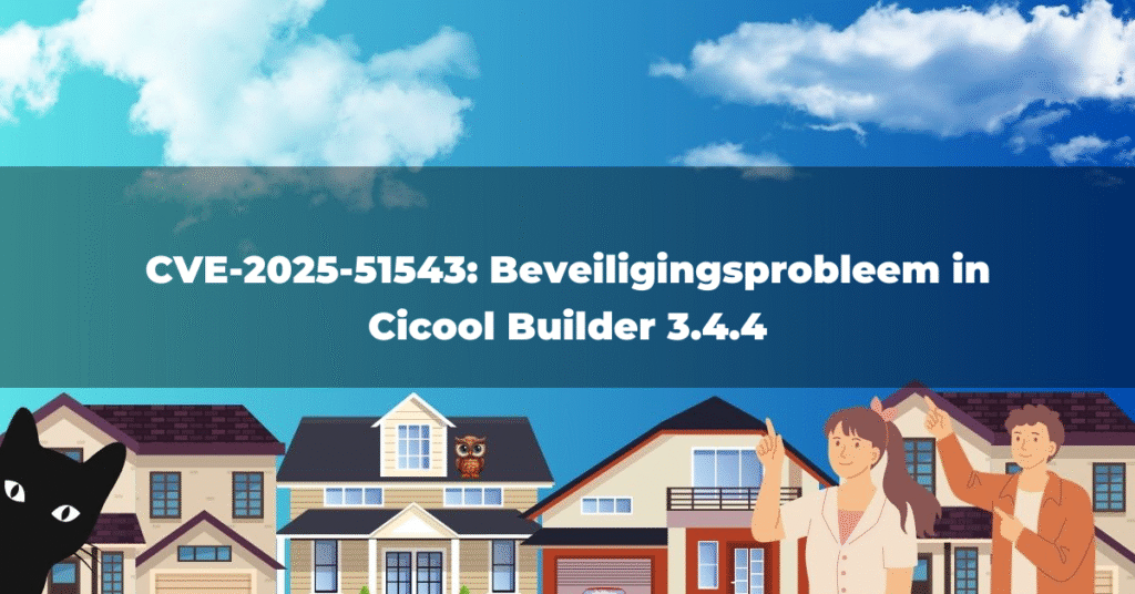 CVE-2025-51543: Beveiligingsprobleem in Cicool Builder 3.4.4