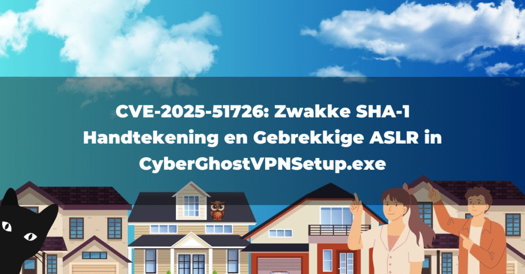 CVE-2025-51726: Zwakke SHA-1 Handtekening en Gebrekkige ASLR in CyberGhostVPNSetup.exe