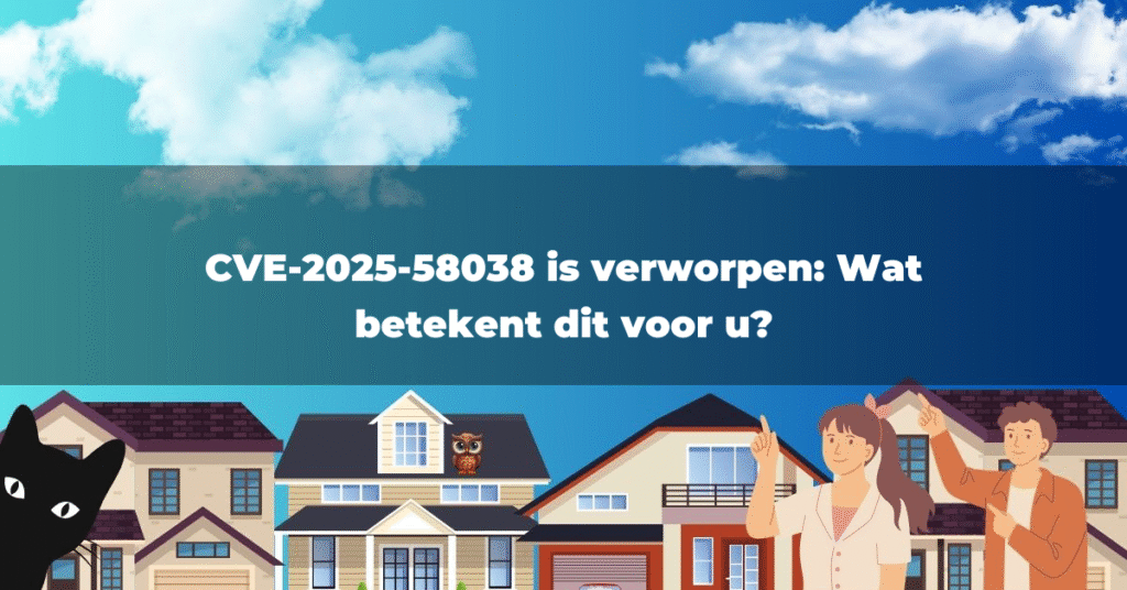 CVE-2025-58038 is verworpen: Wat betekent dit voor u?