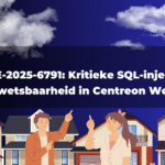 CVE-2025-6791: Kritieke SQL-injectie kwetsbaarheid in Centreon Web
