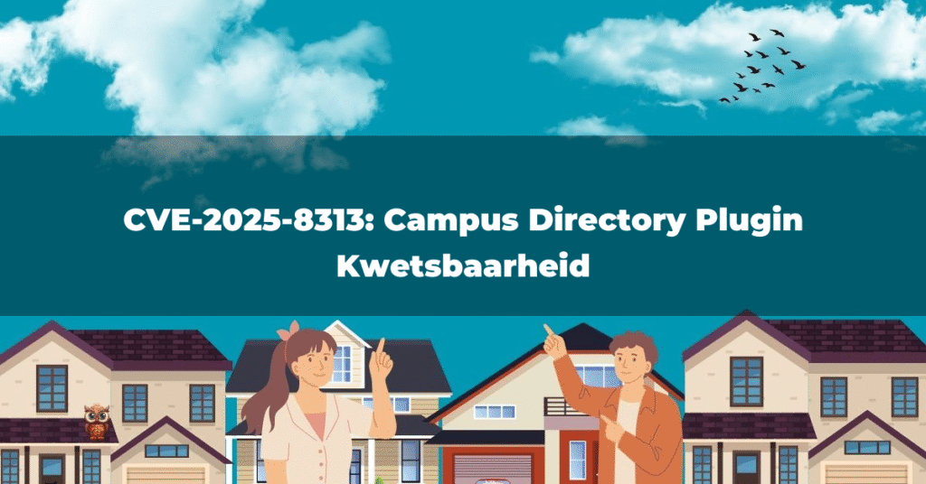 CVE-2025-8313: Campus Directory Plugin Kwetsbaarheid