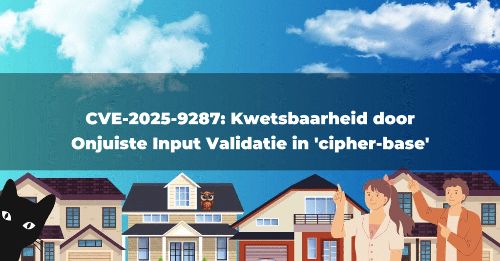 CVE-2025-9287: Kwetsbaarheid door Onjuiste Input Validatie in ‘cipher-base’
