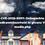 CVE-2025-9397: Onbeperkte uploadkwetsbaarheid in givanz Vvveb media.php