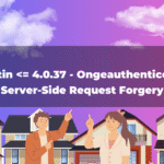 Eventin <= 4.0.37 - Ongeauthenticeerde Server-Side Request Forgery
