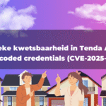 Kritieke kwetsbaarheid in Tenda AC10: Hard-coded credentials (CVE-2025-9309)