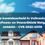 Kritieke kwetsbaarheid in Voltronic Power ViewPower en PowerShield Netguard ontdekt – CVE-2022-43110