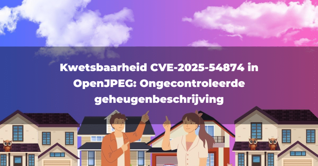 Kwetsbaarheid CVE-2025-54874 in OpenJPEG: Ongecontroleerde geheugenbeschrijving