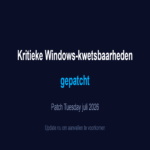 Kritieke Windows-kwetsbaarheden gepatcht - featured image